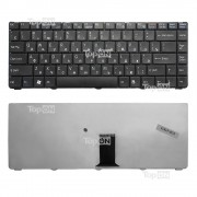 Клавиатура для ноутбука Sony Vaio VGN-NR, VGN-NS Series. Плоский Enter. Черная, без рамки. PN: NSK-S6101.