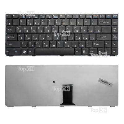 Клавиатура для ноутбука Sony Vaio VGN-NR, VGN-NS Series. Плоский Enter. Черная, без рамки. PN: NSK-S6101. Клавиатура для ноутбука Sony Vaio VGN-NR, VGN-NS Series. Плоский Enter. Черная, без рамки. PN: NSK-S6101.