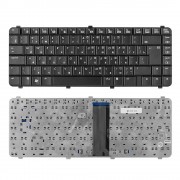 Клавиатура для ноутбука HP Compaq CQ511, CQ515, CQ610, CQ615 Series. Г-образный Enter. Черная, без рамки. PN: NSK-H5R0R.