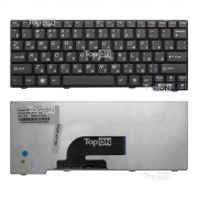 Клавиатура для ноутбука Lenovo IdeaPad S10-2, S10-3C, S11 Series. Плоский Enter. Черная, без рамки. PN: V100620BK1.