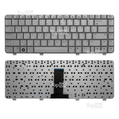 Клавиатура для ноутбука HP Pavilion HP DV2000, V3000 Series. Плоский Enter. Серебристая, без рамки. PN: NSK-H520R. Клавиатура для ноутбука HP Pavilion HP DV2000, V3000 Series. Плоский Enter. Серебристая, без рамки. PN: NSK-H520R.
