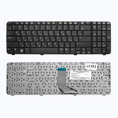 Клавиатура для ноутбука HP Compaq Presario CQ61, G61, CQ61-105er Series. Плоский Enter. Черная, без рамки. PN: NSK-HA60R. Клавиатура для ноутбука HP Compaq Presario CQ61, G61, CQ61-105er Series. Плоский Enter. Черная, без рамки. PN: NSK-HA60R.