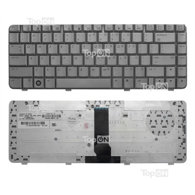 Клавиатура для ноутбука HP Pavilion DV3500, DV3000, DV3100, DV3200, DV3300 Series. Плоский Enter. Серебристая, без рамки. PN: NSK-H5T01, 9J.N8682.T01. Клавиатура для ноутбука HP Pavilion DV3500, DV3000, DV3100, DV3200, DV3300 Series. Плоский Enter. Серебристая, без рамки. PN: NSK-H5T01, 9J.N8682.T01.