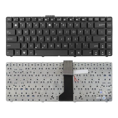Клавиатура для ноутбука Asus K46CM, S46C, K46C, K46, 46CB, K46CA, S46 Series. Плоский Enter. Черная, без рамки. PN: 0KNB0-4104RU00 Клавиатура для ноутбука Asus K46CM, S46C, K46C, K46, 46CB, K46CA, S46 Series. Плоский Enter. Черная, без рамки. PN: 0KNB0-4104RU00