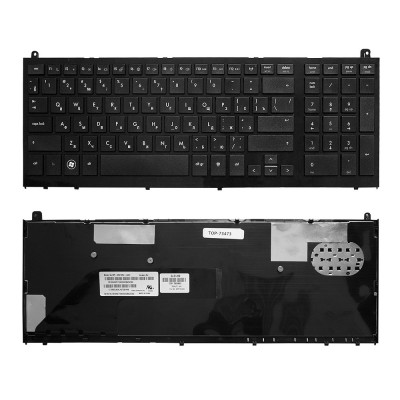 Клавиатура для ноутбука HP ProBook 4520, 4520s, 4525s Series. Плоский Enter. Черная, с черной рамкой. PN: NSK-HN1SW. Клавиатура для ноутбука HP ProBook 4520, 4520s, 4525s Series. Плоский Enter. Черная, с черной рамкой. PN: NSK-HN1SW.