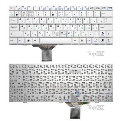 Клавиатура для ноутбука Asus Eee PC 904H, 905, 1000 Series. Плоский Enter. Белая, без рамки. PN: V0215621S3. Клавиатура для ноутбука Asus Eee PC 904H, 905, 1000 Series. Плоский Enter. Белая, без рамки. PN: V0215621S3.
