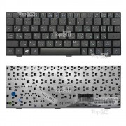 Клавиатура для ноутбука Asus Eee PC PC 700, 900, 4G Series. Плоский Enter. Черная, без рамки. PN: V072462BS2.
