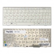 Клавиатура для ноутбука Asus Eee PC PC 700, 900, 4G Series. Плоский Enter. Белая, без рамки. PN: V072462BS2.