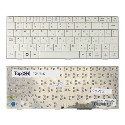 Клавиатура для ноутбука Asus Eee PC PC 700, 900, 4G Series. Плоский Enter. Белая, без рамки. PN: V072462BS2. Клавиатура для ноутбука Asus Eee PC PC 700, 900, 4G Series. Плоский Enter. Белая, без рамки. PN: V072462BS2.