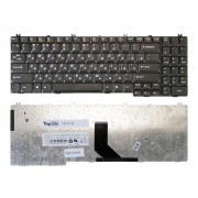 Клавиатура для ноутбука Lenovo IdeaPad B550, B560, G550, G550A, G550M Series. Плоский Enter. Черная, без рамки. PN: 25-008405.