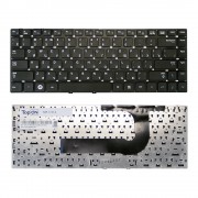 Клавиатура для ноутбука Samsung Q430, QX410, SF410 Series. Плоский Enter. Черная, без рамки. PN: BA59-02792C.