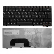 Клавиатура для ноутбука Lenovo IdeaPad S12 Series. Г-образный Enter. Черная, без рамки. PN: 25-008393.