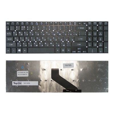Клавиатура для ноутбука Acer Aspire V3, V3-551, V3-771, 5830T, 5755G Series. Г-образный Enter. Черная, без рамки. PN: MP-10K33SU-698. Клавиатура для ноутбука Acer Aspire V3, V3-551, V3-771, 5830T, 5755G Series. Г-образный Enter. Черная, без рамки. PN: MP-10K33SU-698.