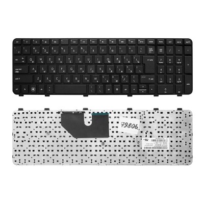 Клавиатура для ноутбука HP Pavilion HP DV6-6000, DV6-6100 Series. Г-образный Enter. Черная, с черной рамкой. PN: V122630BS1. Клавиатура для ноутбука HP Pavilion HP DV6-6000, DV6-6100 Series. Г-образный Enter. Черная, с черной рамкой. PN: V122630BS1.
