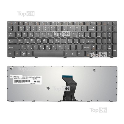 Клавиатура для ноутбука Lenovo B570, V570, Z570 Series. Плоский Enter. Черная, с черной рамкой. PN: 25-011910. Клавиатура для ноутбука Lenovo B570, V570, Z570 Series. Плоский Enter. Черная, с черной рамкой. PN: 25-011910.