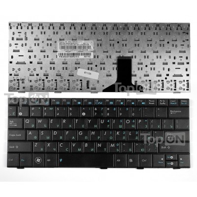 Клавиатура для ноутбука Asus Eee PC 1001P, 1001PX, 1005P Series. Плоский Enter. Черная без рамки. PN: MP-09A33SU-5282. Клавиатура для ноутбука Asus Eee PC 1001P, 1001PX, 1005P Series. Плоский Enter. Черная без рамки. PN: MP-09A33SU-5282.