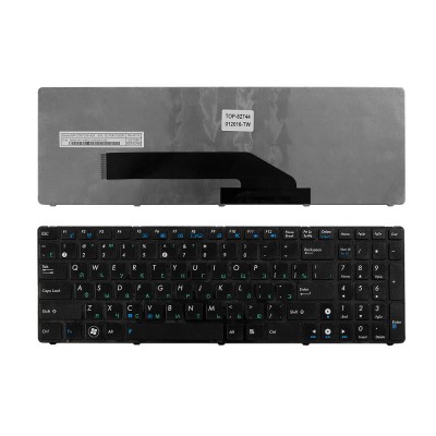 Клавиатура для ноутбука Asus K50, K51, K60, K61, K70, F52, P50, X5 Series. Плоский Enter. Черная, с рамкой. PN: MP-07G73RU-5283. Клавиатура для ноутбука Asus K50, K51, K60, K61, K70, F52, P50, X5 Series. Плоский Enter. Черная, с рамкой. PN: MP-07G73RU-5283.