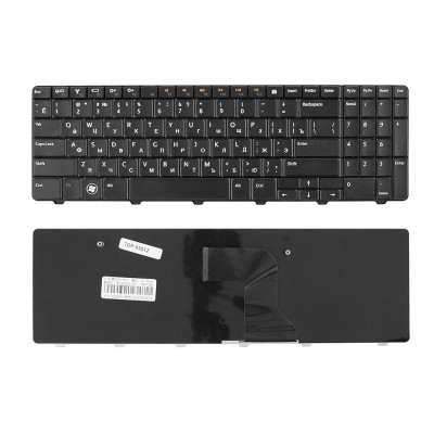 Клавиатура для ноутбука Dell Inspiron M5010, N5010 Series. Плоский Enter. Черная, без рамки. PN: NSK-DRASW 0R. Клавиатура для ноутбука Dell Inspiron M5010, N5010 Series. Плоский Enter. Черная, без рамки. PN: NSK-DRASW 0R.