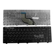 Клавиатура для ноутбука Dell Inspiron M5030, N5030 Series. Плоский Enter. Черная, без рамки. PN: NSK-DJH0R.