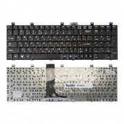 Клавиатура для ноутбука MSI MegaBook A7005, CR500, CR600, CR610, CR720 Series. Г-образный Enter. Черная, без рамки. PN: MP-08C23SU-359.