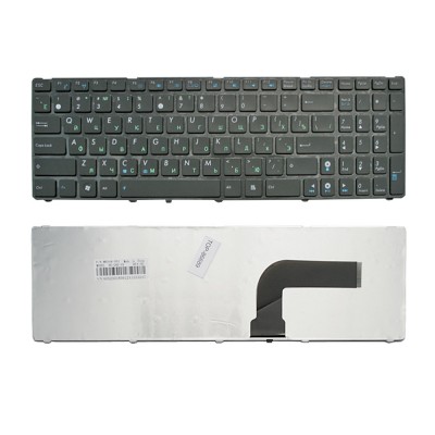 Клавиатура для ноутбука Asus A52, G51, K52 Series. Плоский Enter. Черная, с черной рамкой. PN: NSK-UM0SU. Клавиатура для ноутбука Asus A52, G51, K52 Series. Плоский Enter. Черная, с черной рамкой. PN: NSK-UM0SU.