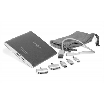 Внешний аккумулятор TopON TOP-AIRmini 3500mAh (13Wh), Lightning, micro-USB, mini-USB, Apple 30pin Внешний аккумулятор TopON TOP-AIRmini 3500mAh (13Wh), Lightning, micro-USB, mini-USB, Apple 30pin