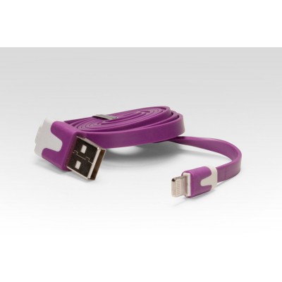 Кабель цветной Lightning для подключения к USB Apple iPhone X, iPhone 8 Plus, iPhone 7 Plus, iPhone 6 Plus, iPad. MD818ZM/A, MD819ZM/A. Фиолетовый. Кабель цветной Lightning для подключения к USB Apple iPhone X, iPhone 8 Plus, iPhone 7 Plus, iPhone 6 Plus, iPad. MD818ZM/A, MD819ZM/A. Фиолетовый.