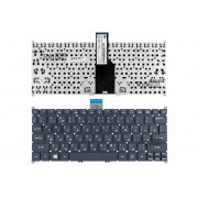 Клавиатура для ноутбука Acer Aspire One Acer Aspire S3, S5, One 756, TravelMate B1 Series. Г-образный Enter. Черная, без рамки. PN: 9Z.N7WPW.20R.