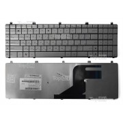 Клавиатура для ноутбука Asus N55, N55S, N75, N75S, X5QS Series. Плоский Enter. Серебристая, без рамки. PN: AENJ5700030.