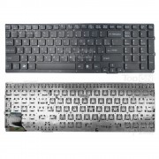 Клавиатура для ноутбука Sony Vaio VPC-SE Series. Плоский Enter. Черная, без рамки. PN: 9Z.N6CBF.20R.