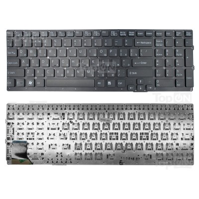 Клавиатура для ноутбука Sony Vaio VPC-SE Series. Плоский Enter. Черная, без рамки. PN: 9Z.N6CBF.20R. Клавиатура для ноутбука Sony Vaio VPC-SE Series. Плоский Enter. Черная, без рамки. PN: 9Z.N6CBF.20R.