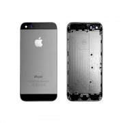 Задняя панель, корпус для смартфона Apple iPhone 5S, A+, Черная.