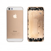 Задняя панель, корпус для смартфона Apple iPhone 5S, A+. Золотая.