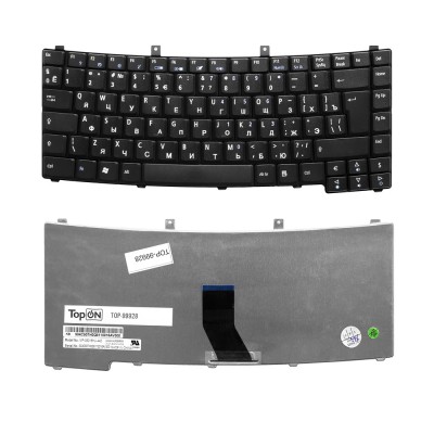 Клавиатура для ноутбука Acer TravelMate 2300, 2310, 2410, 4000, 8000 Series. Г-образный Enter. Черная, без рамки. PN: 90.4C507.00R. Клавиатура для ноутбука Acer TravelMate 2300, 2310, 2410, 4000, 8000 Series. Г-образный Enter. Черная, без рамки. PN: 90.4C507.00R.