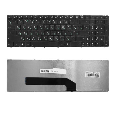 Клавиатура для ноутбука Asus K50, K60, K70 Series. Плоский Enter. Черная, с рамкой. PN: V090562BK1. Клавиатура для ноутбука Asus K50, K60, K70 Series. Плоский Enter. Черная, с рамкой. PN: V090562BK1.