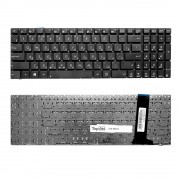 Клавиатура для ноутбука Asus G56, N56, N76 Series. Плоский Enter. Черная, без рамки. PN: 9Z.N8BBQ.G0R.