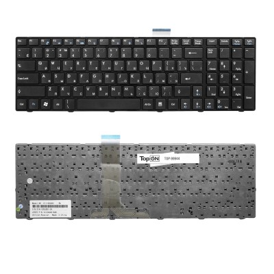 Клавиатура для ноутбука MSI A6200, A6205, A6500, CR620, CR630 Series. Плоский Enter. Черная, с черной рамкой. PN: V111922AK1. Клавиатура для ноутбука MSI A6200, A6205, A6500, CR620, CR630 Series. Плоский Enter. Черная, с черной рамкой. PN: V111922AK1.