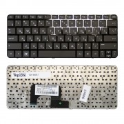 Клавиатура для ноутбука HP Mini 1103, 110-3000, 110-3500, 110-3600 Series. Плоский Enter. Черная, с черной рамкой. PN: SN5103.