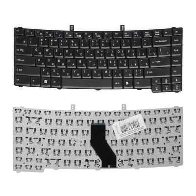 Клавиатура для ноутбука Acer Extensa 4120, 4130, 4220, 4230 Series. Плоский Enter. Черная, без рамки. PN: MP07A16S0-4421. Клавиатура для ноутбука Acer Extensa 4120, 4130, 4220, 4230 Series. Плоский Enter. Черная, без рамки. PN: MP07A16S0-4421.
