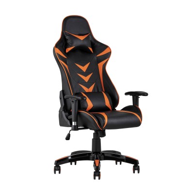 Кресло игровое TopChairs Corvette оранжевое Кресло игровое TopChairs Corvette оранжевое