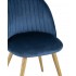 Стул Лион Страйпс велюр голубой Стул Лион Страйпс велюр голубой