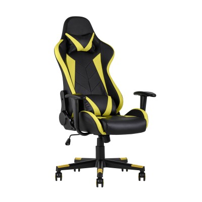Кресло игровое TopChairs Gallardo желтое Кресло игровое TopChairs Gallardo желтое
