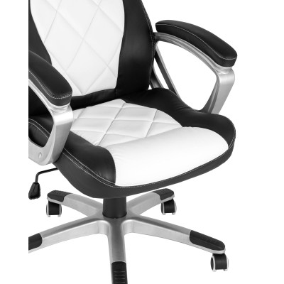 Кресло игровое TopChairs Continental белое Кресло игровое TopChairs Continental белое