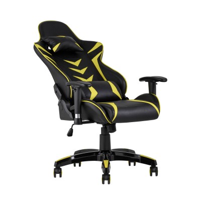 Кресло игровое TopChairs Corvette желтое Кресло игровое TopChairs Corvette желтое