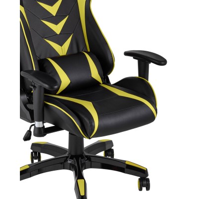 Кресло игровое TopChairs Corvette желтое Кресло игровое TopChairs Corvette желтое