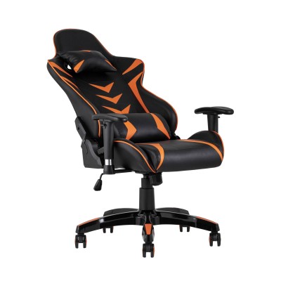 Кресло игровое TopChairs Corvette оранжевое Кресло игровое TopChairs Corvette оранжевое