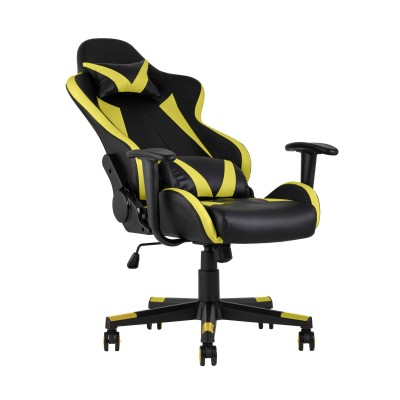 Кресло игровое TopChairs Gallardo желтое Кресло игровое TopChairs Gallardo желтое