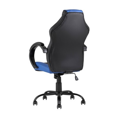 Кресло игровое TopChairs Racer Midi черно-синее Кресло игровое TopChairs Racer Midi черно-синее