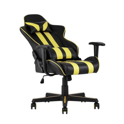 Кресло игровое TopChairs Camaro желтое Кресло игровое TopChairs Camaro желтое