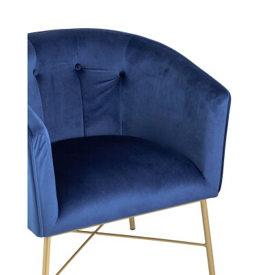 Кресло Шале велюр синий Кресло Шале велюр синий